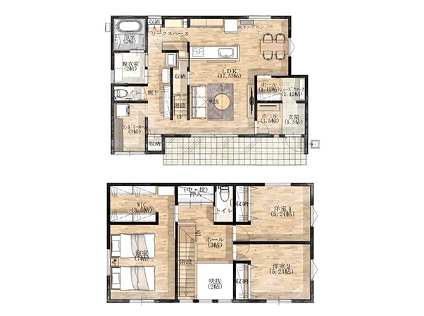 モデルハウスはるか（みどりのかぜこども園そば６区画No3）