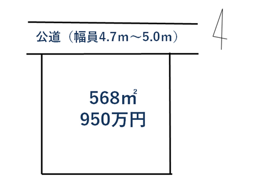 ローソン笠懸町鹿店そば1区画